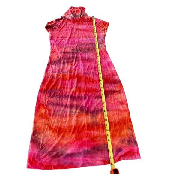Raquel Allegra Tie-Dye Maxi Dress - Sunset Ombré Bohemian Bliss Size 2 (M) - Picture 5 of 11
